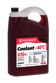 АНТИФРИЗ TOTACHI NIRO COOLANT G12+ 5кг красный (готовый)
