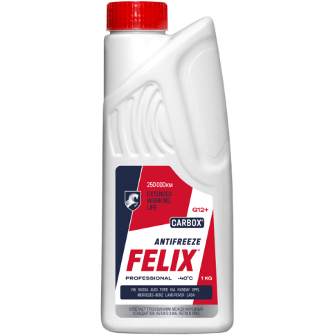 АНТИФРИЗ FELIX CARBOX 1кг красный фото 1