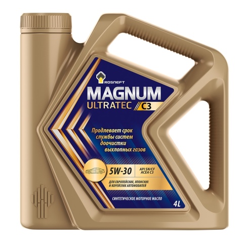 РОСНЕФТЬ Magnum Ultratec С3 5/30 синт. 4л фото 1