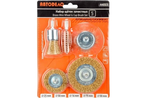 ЩЕТКА ДЛЯ ДРЕЛИ НАБОР МЕТАЛЛ (5шт) 16-75мм фото 1