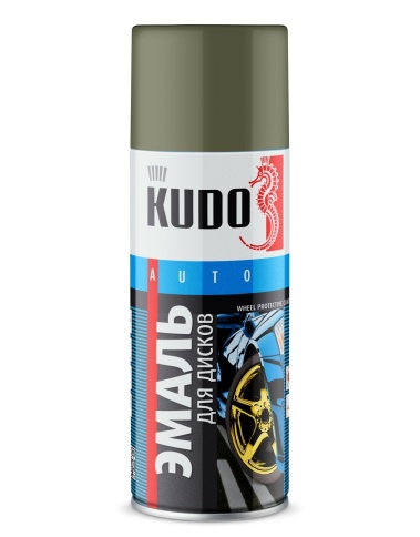 КУДО-5204 КРАСКА АЭРОЗОЛЬ ДЛЯ ДИСКОВ (болотная) фото 1